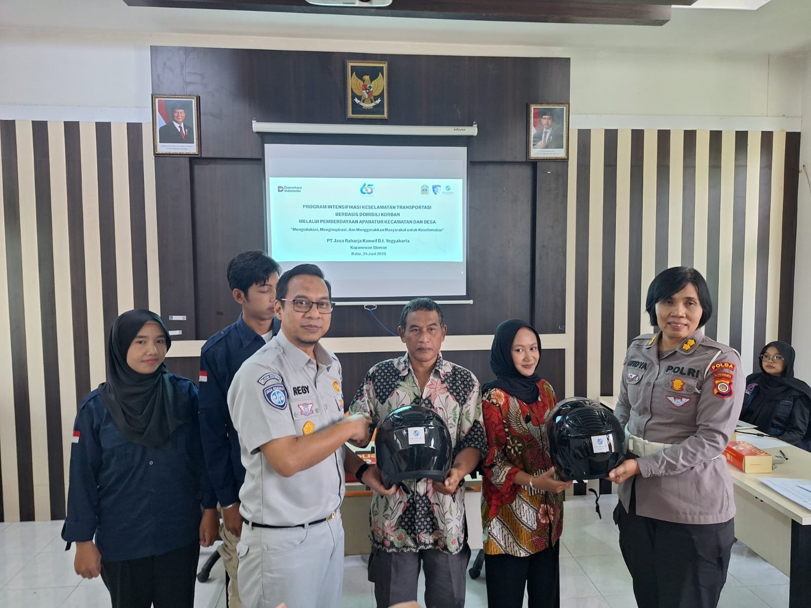 Jasa Raharja DIY Cetak Agen Keselamatan Lalu Lintas dari Aparatur Desa dan Karang Taruna
