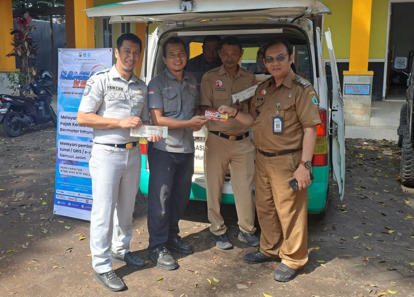 Samsat Keris Hadir di Kantor Kelurahan Rampal Celaket Kota Malang