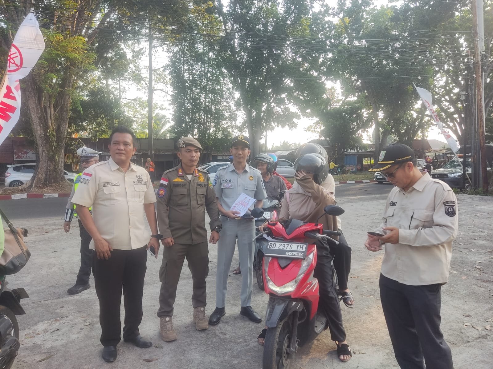 Jasa Raharja Bersama Tim Pembina Samsat Laksanakan Sosialisasi Kepatuhan Pajak Kendaraan Bermotor Di Kota Bengkulu