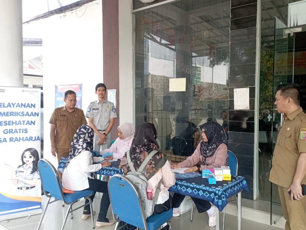 Jasa Raharja Lampung Hadirkan Layanan Pemeriksaan Kesehatan Gratis bagi Wajib Pajak di Samsat Pringsewu