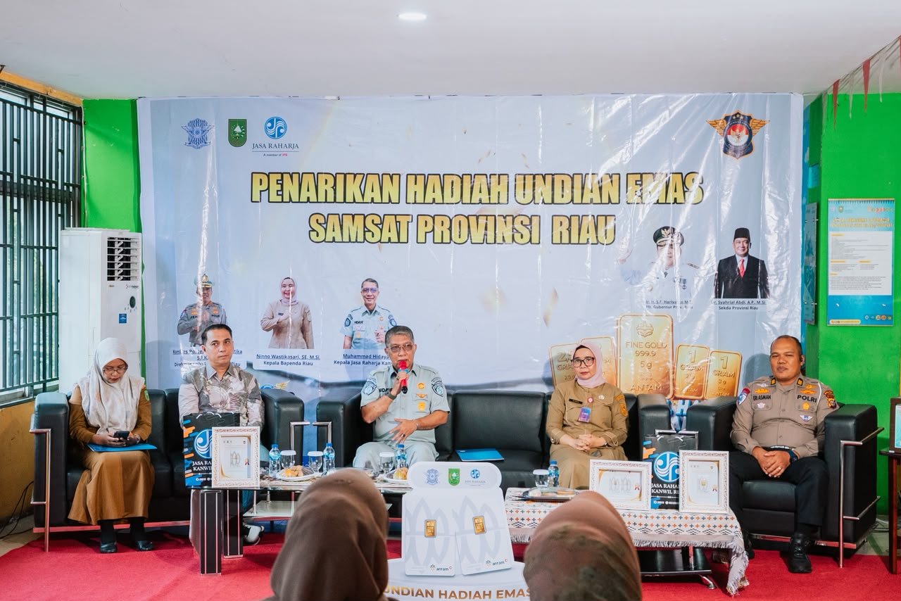 Jasa Raharja Kanwil Riau Umumkan Pemenang Gebyar Hadiah Pajak Kendaraan Bermotor, Apresiasi Wajib Pajak Taat