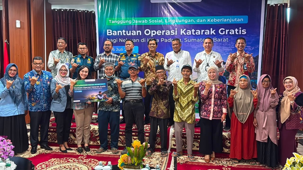 Jasa Raharja Sumbar Hadiri Seremonial Bantuan Operasi Katarak Gratis bagi Nelayan