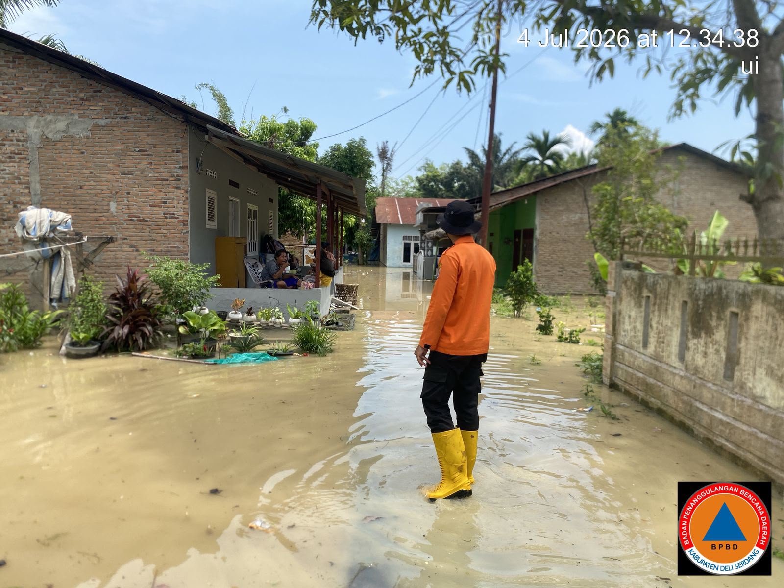 BNPB Pastikan Penanganan Cepat Banjir dan Puting Beliung di Deli Serdang