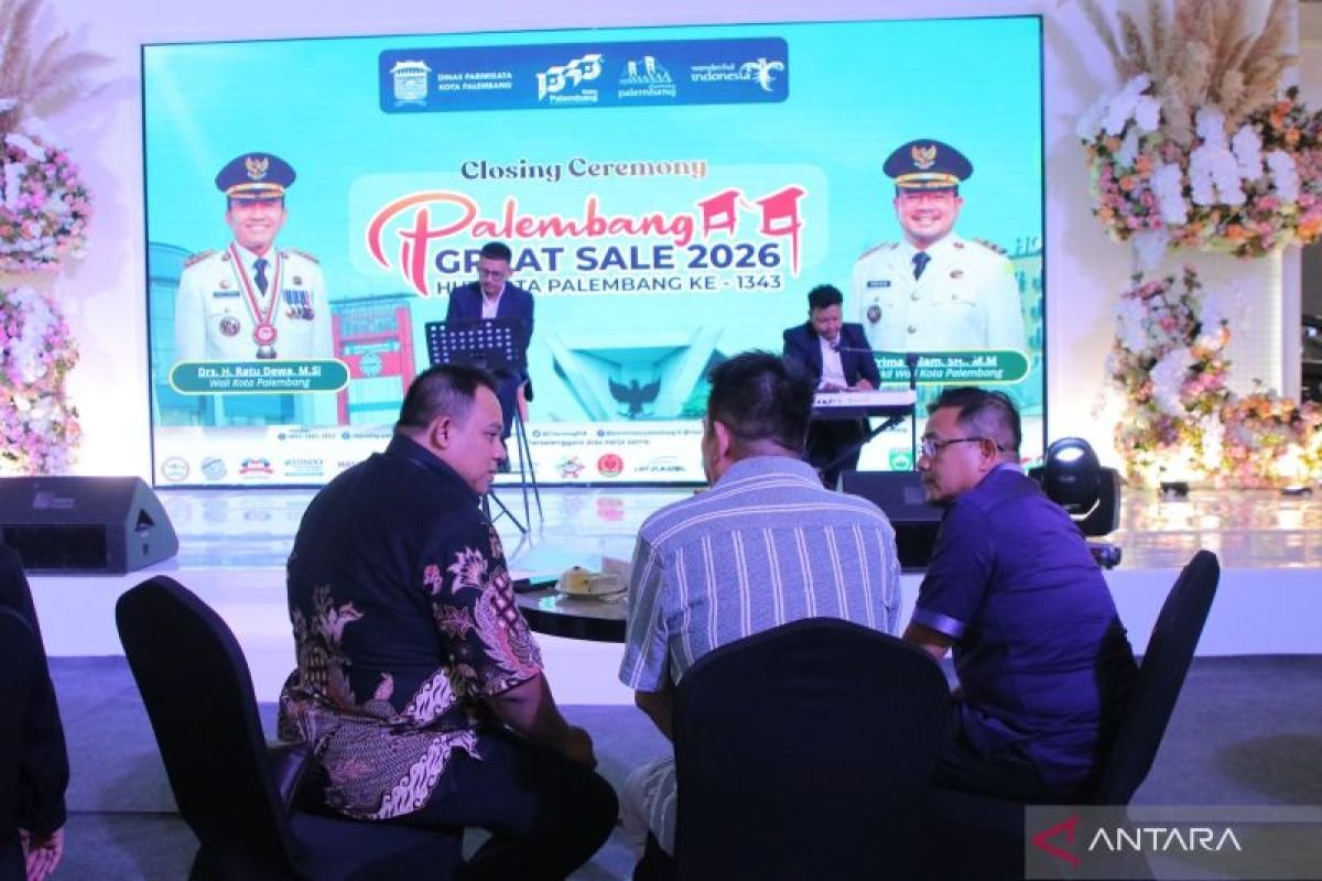 384 Gerai UMKM Ramaikan Palembang Great Sale 2026, Transaksi Tembus Rp200 Miliar
