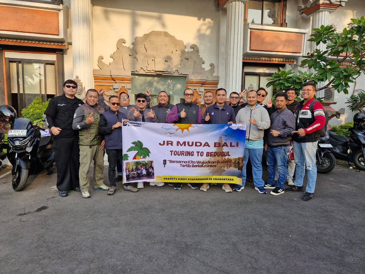 JR Muda Bali Gelar Safety Touring, Edukasi Keselamatan Berlalu Lintas dan Sosialisasikan Kemudahan Pembayaran Pajak Kendaraan