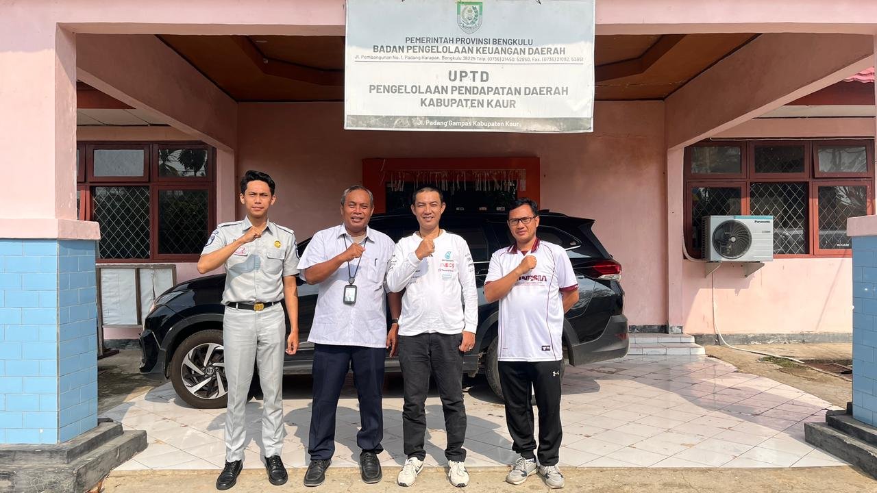 Jasa Raharja Kaur Lakukan Kunjungan ke UPTD Samsat Kaur, Bahas Optimalisasi Pelayanan dan Kepatuhan Pajak Kendaraan