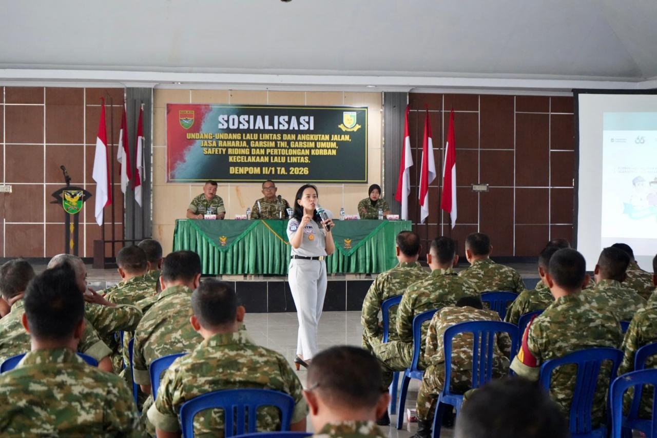 Tingkatkan Kesadaran Keselamatan Berlalu Lintas Melalui Sosialisasi di KODIM 0407