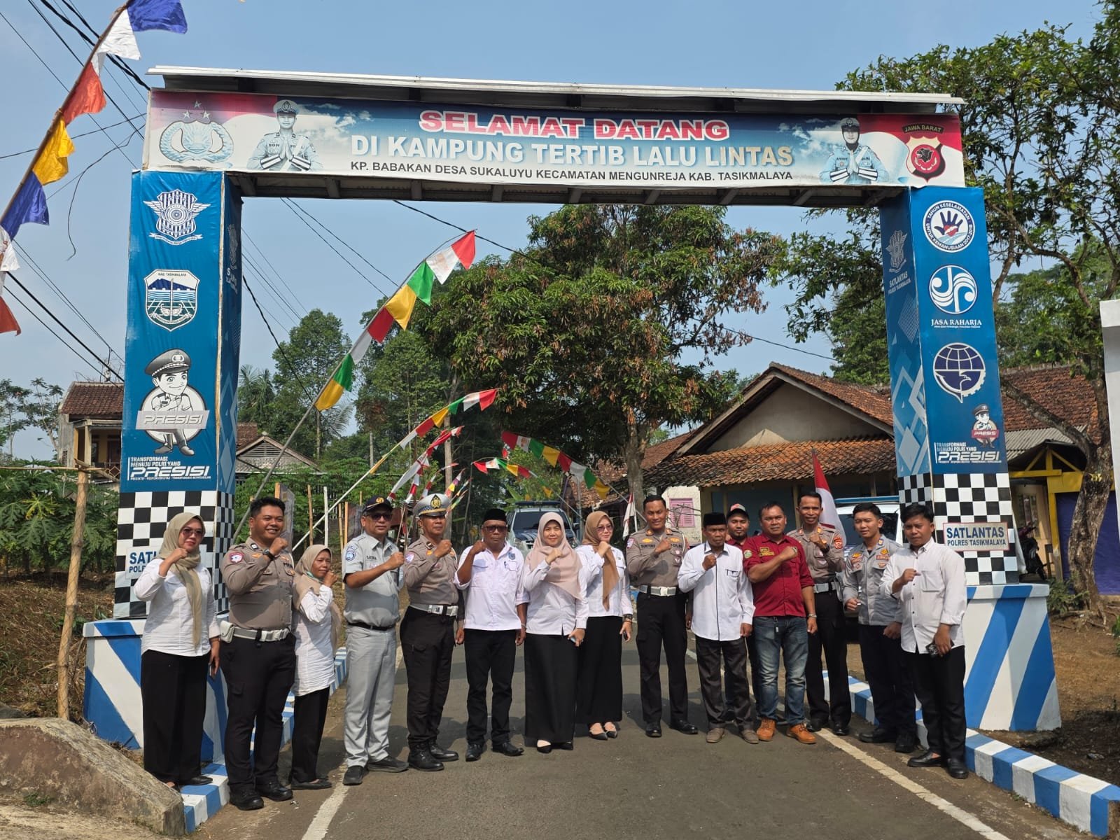 Jasa Raharja Hadiri Forum Penilaian Kampung Tertib Lalu Lintas di Desa Sukaluyu