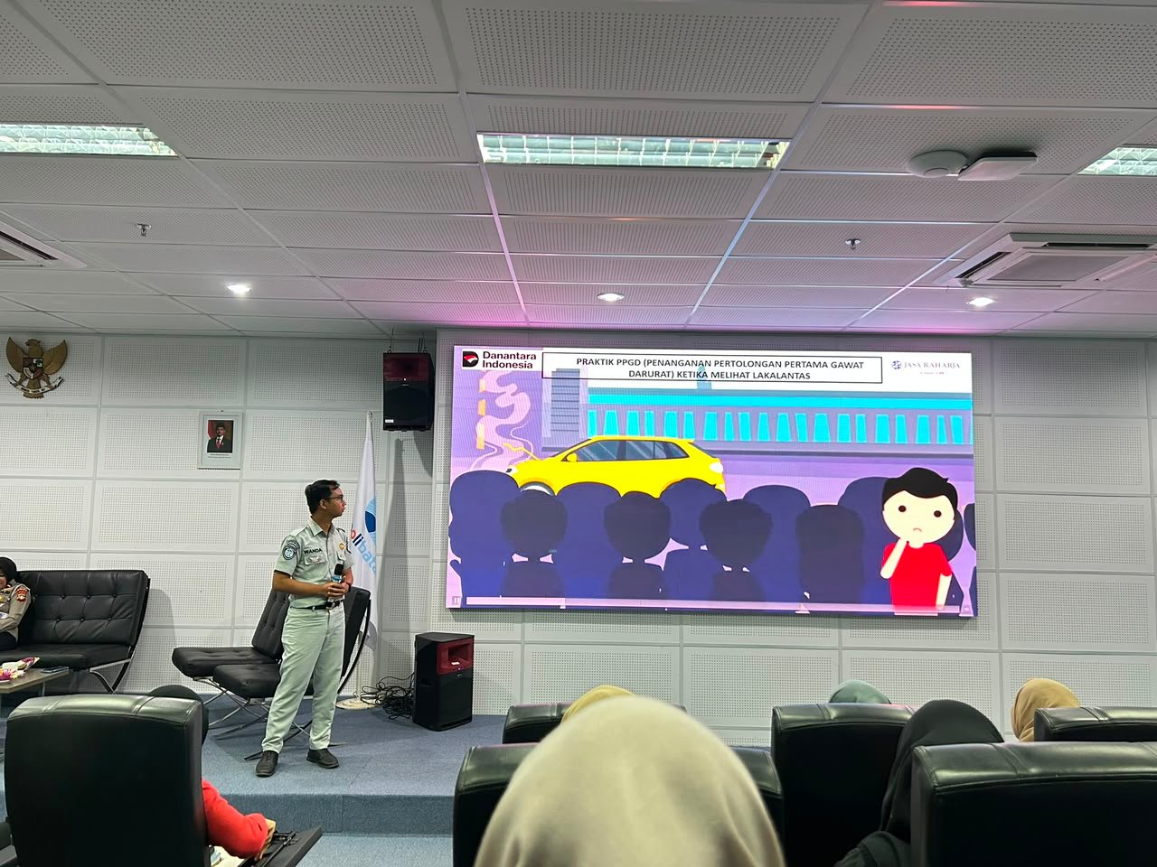 Jasa Raharja Bersama Ditlantas Polda Kepri Sosialisasi Safety Riding dan Tingkatkan Peranan Mahasiswa Dalam Keselamatan Berlalu Lintas