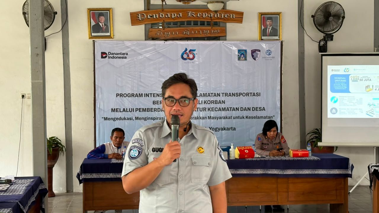 Jasa Raharja Sosialisasikan Tugas dan Fungsi dalam Mendukung Keselamatan Transportasi di Kapanewon Berbah