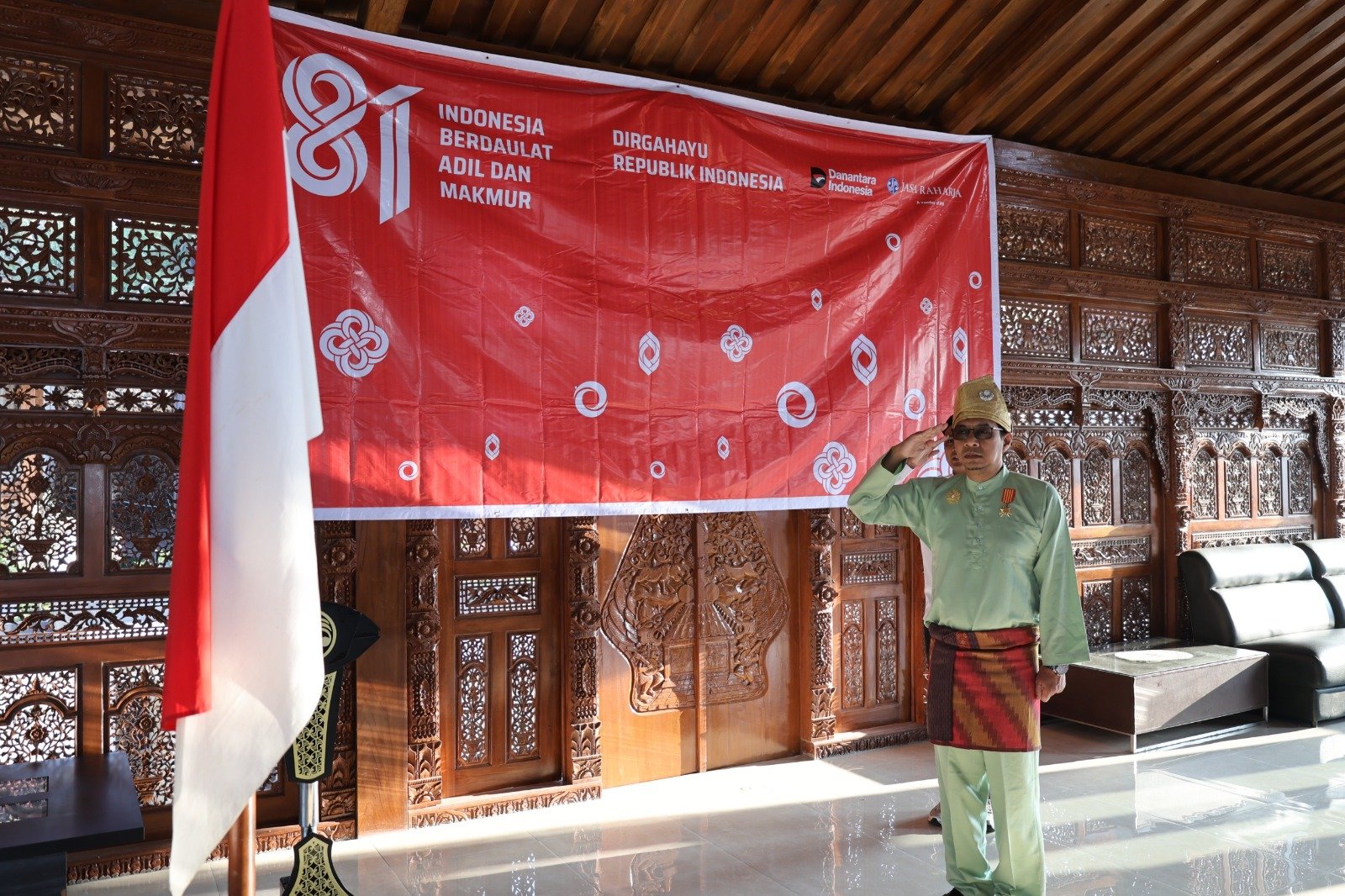 Jasa Raharja Kanwil D.I. Yogyakarta Gelar Upacara Peringatan HUT ke-81 Kemerdekaan RI dengan Khidmat, Teguhkan Komitmen Melayani Masyarakat