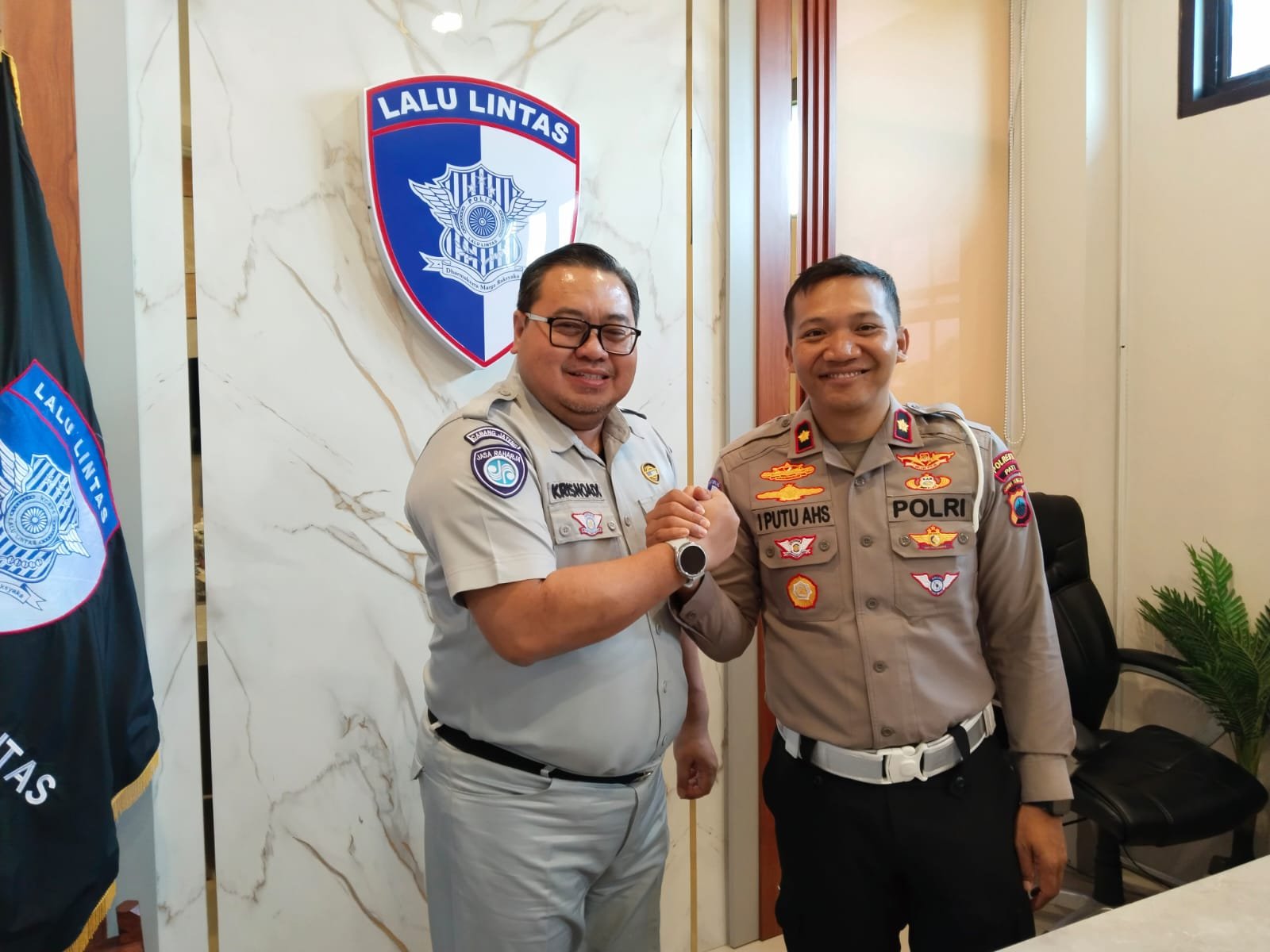 Jasa Raharja Pati Perkuat Sinergi dengan Satlantas Polresta Pati untuk Tekan Angka Kecelakaan Lalu Lintas