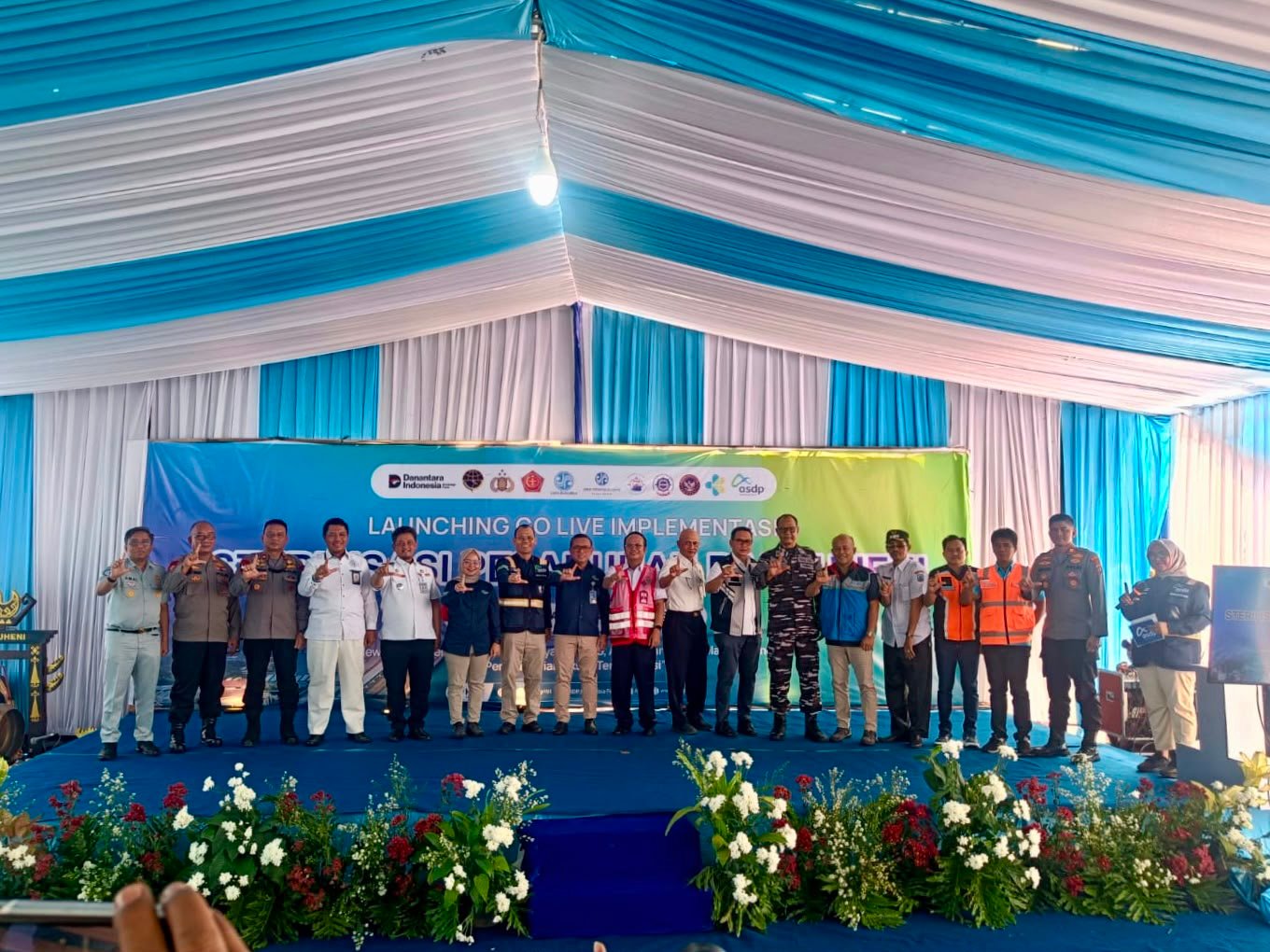 Perkuat Keselamatan Transportasi Penyeberangan, Jasa Raharja Lampung Hadiri Go Live Pengendalian Akses Pelabuhan Bakauheni