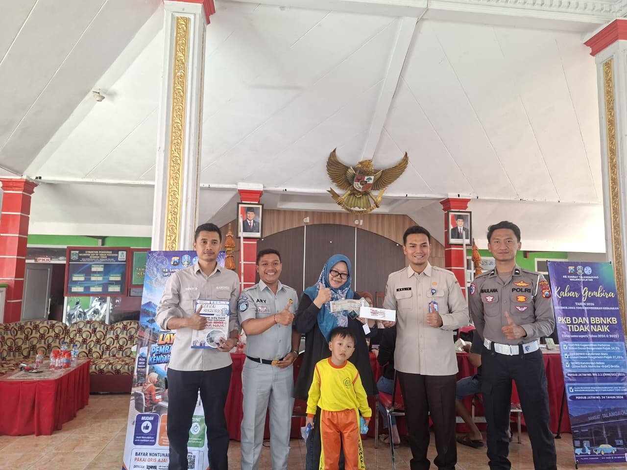 JEMPOL MASE Hadir di Desa Sumbersuko, Jasa Raharja Malang Dorong Kepatuhan Pajak Kendaraan