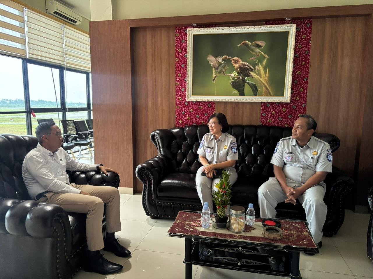 Awali Tugas di Bengkulu, Kepala Jasa Raharja Silaturahmi ke Angkasa Pura Bandara Fatmawati
