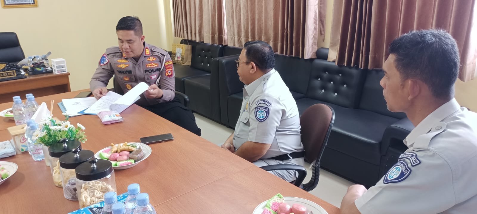 Jasa Raharja Tasikmalaya Perkuat Koordinasi dengan Satlantas Polres Pangandaran, Dorong Patroli di Titik Rawan Kecelakaan