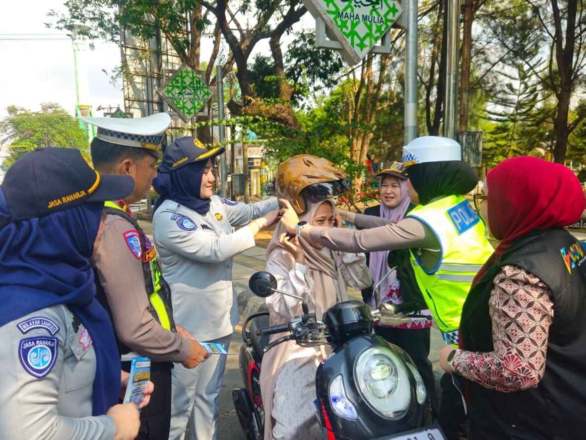 Operasi Gabungan di Metro, Jasa Raharja Dorong Kepatuhan Pajak dan Apresiasi Pengendara Taat