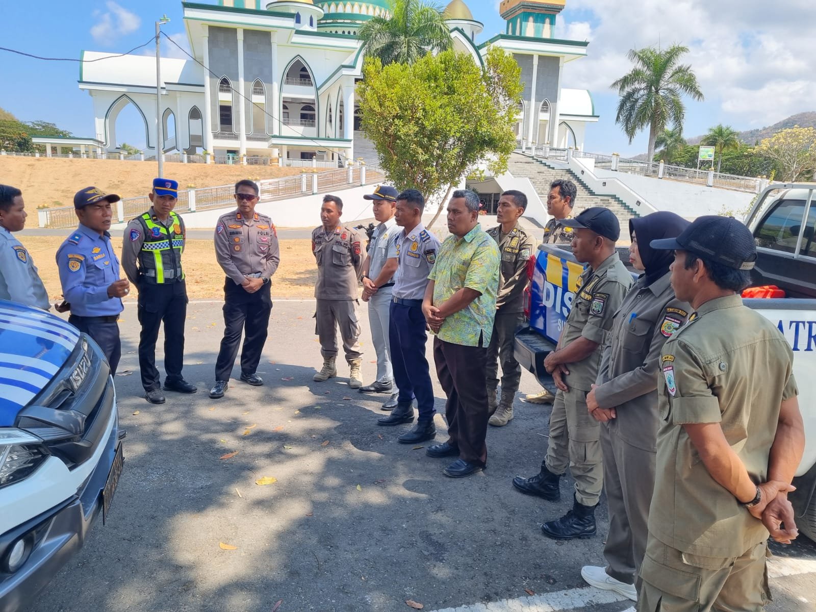 Jasa Raharja Sumbawa Ikuti Rekayasa Lalu Lintas di Taliwang, Sumbawa Barat