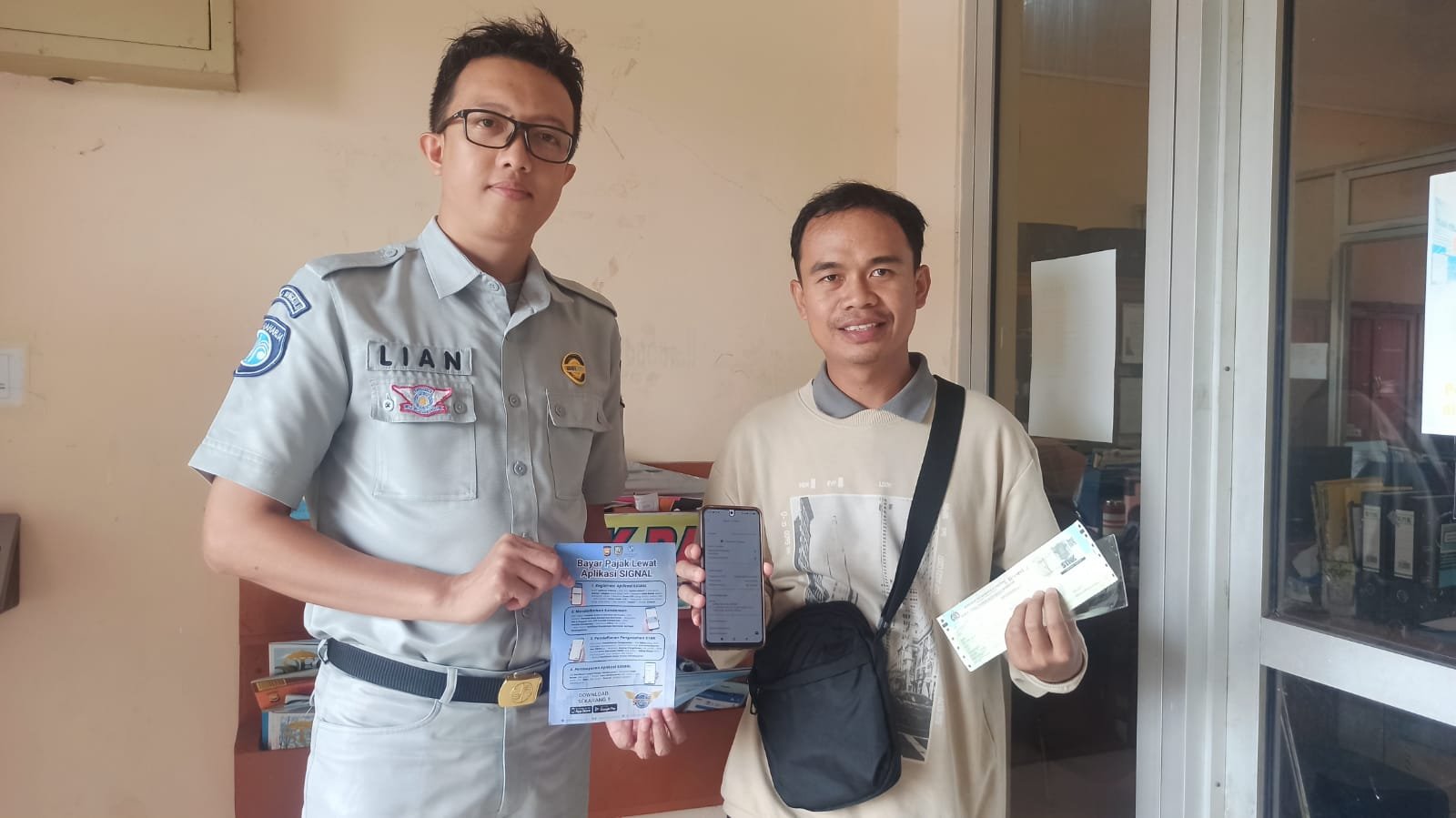 Jasa Raharja Curup Perkenalkan SIGNAL dan Aplikasi JASFRÉN kepada Wajib Pajak