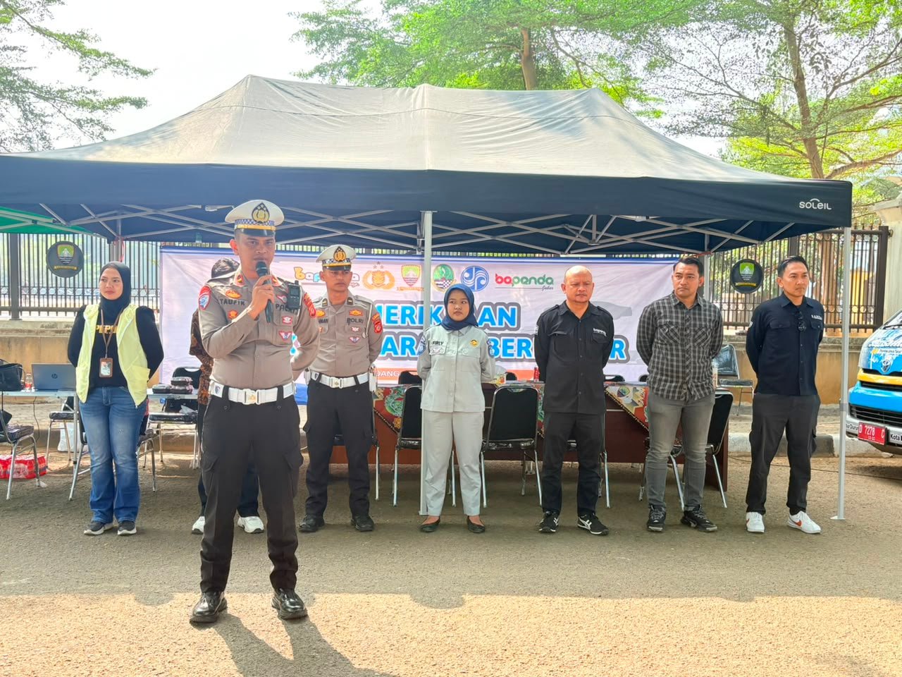 Jasa Raharja Jabar Bersinergi Tingkatkan Pendapatan Pajak Kendaraan Bermotor melalui Operasi Gabungan di Pusat Pemerintahan Sumedang