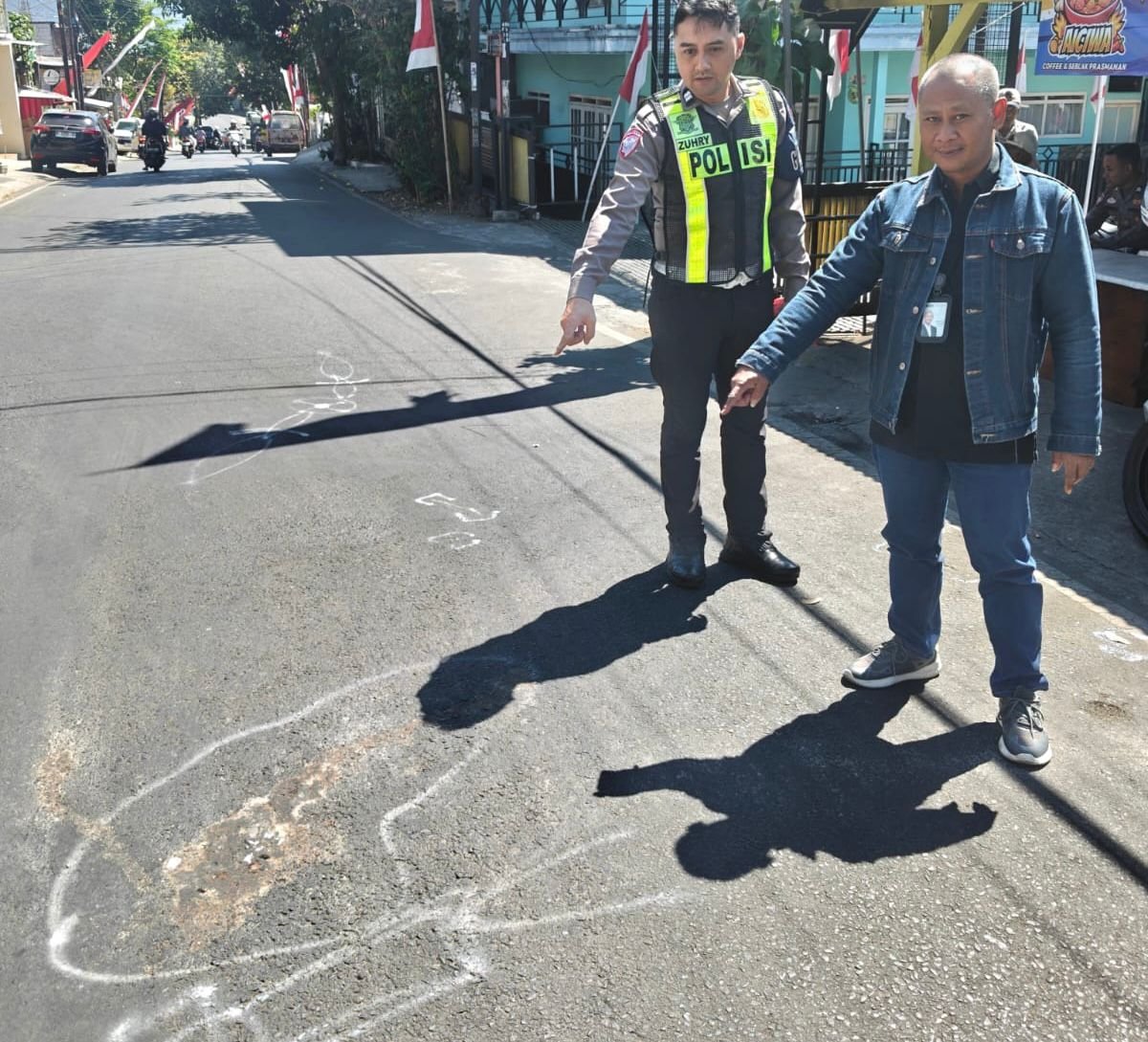 Jasa Raharja Bersama Gakkum Polres Batu Lakukan Survei Lokasi Kejadian di Wilayah Kota Batu