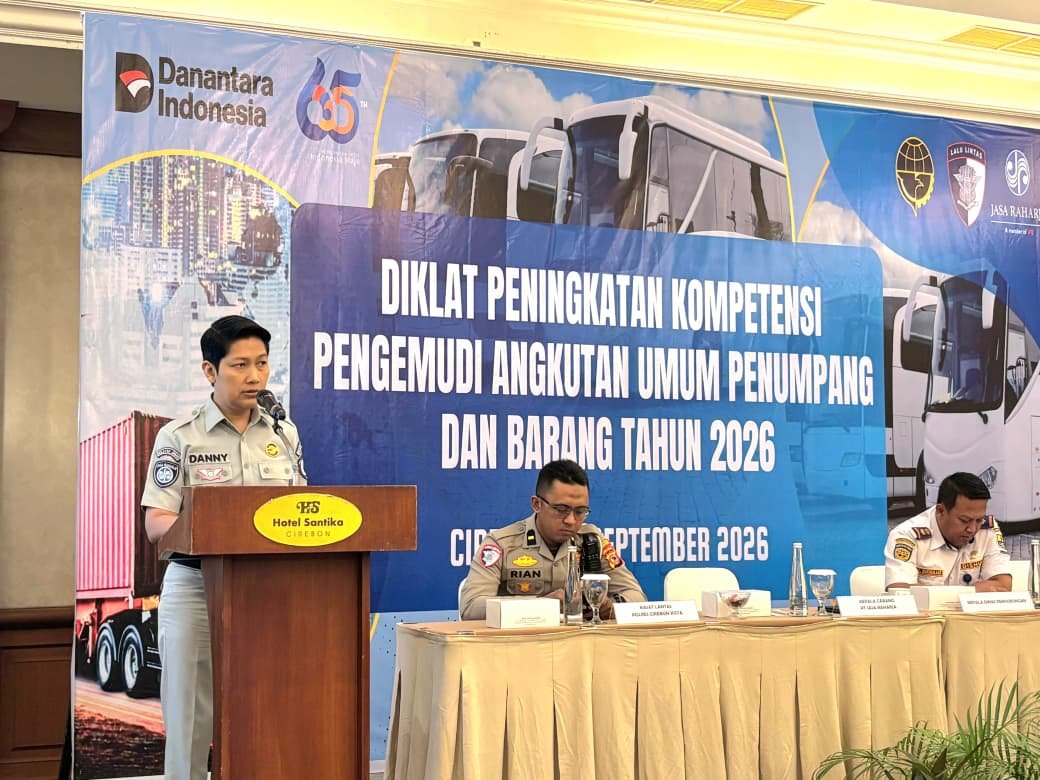 Tingkatkan Kompetensi dan Keselamatan, PT Jasa Raharja (Persero) Cabang Cirebon Gelar Diklat Pengemudi Angkutan Umum Penumpang dan Barang Tahun 2026