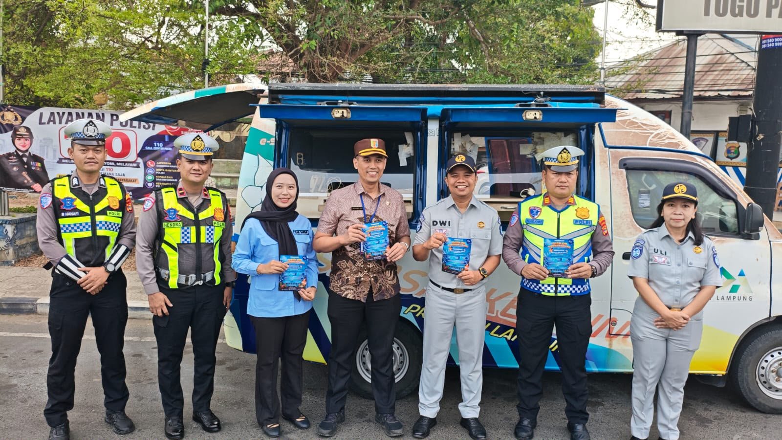 Jasa Raharja Bersama Stakeholder Gelar Operasi Gabungan dan Sosialisasi Keringanan Pajak di Kotabumi