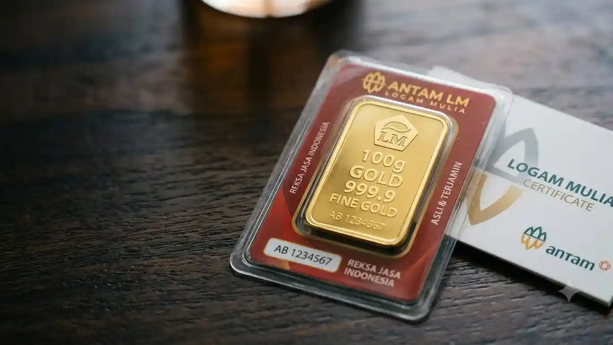 Harga Emas Antam Turun Rp15.000, Kini Jadi Rp2,59 Juta per Gram
