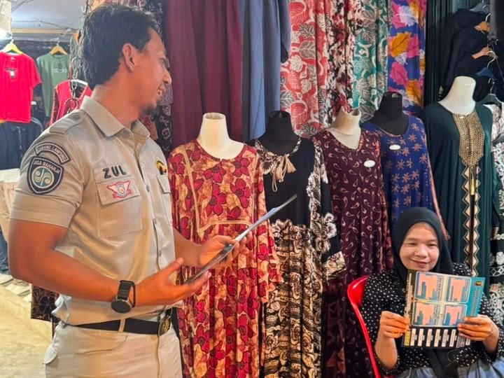 Dorong Kepatuhan Wajib Pajak, Samsat Tulang Bawang Hadir di Pasar Baru Menggala