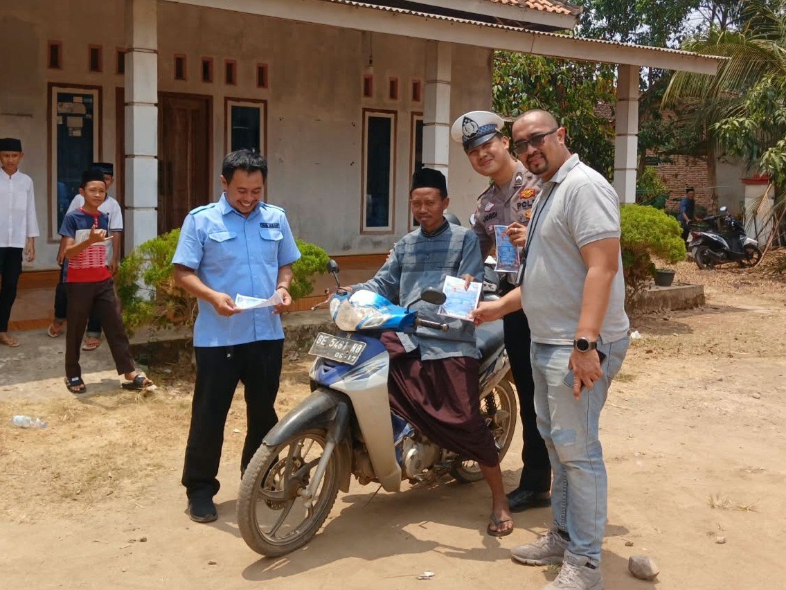 Jemput Bola ke Masyarakat, Jasa Raharja Dorong Pemanfaatan Program Keringanan Pajak di Sukadana