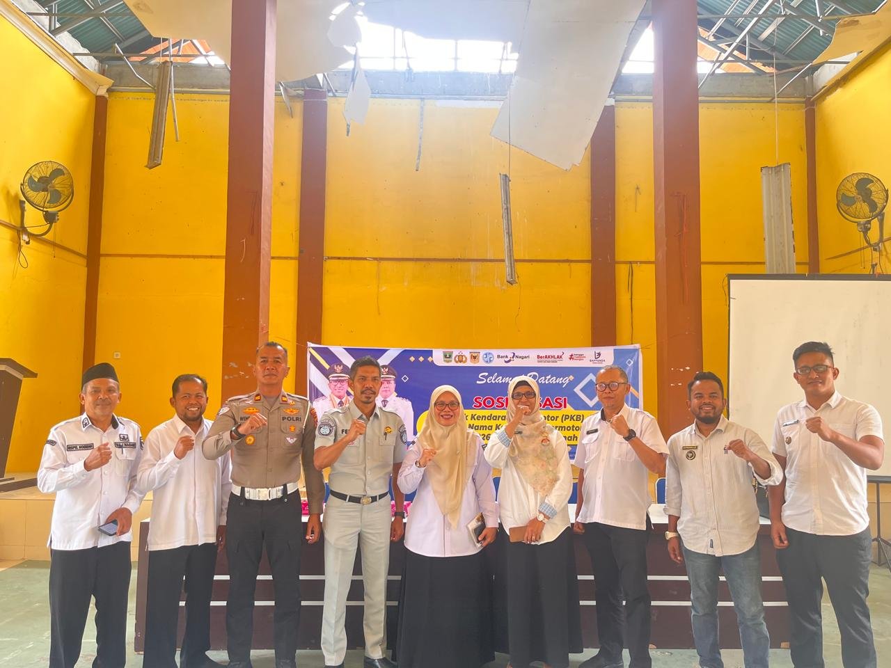 Jasa Raharja Sumbar Bersama Samsat Batusangkar Edukasi Kesamsatan dan Keselamatan Berkendara di Pariangan