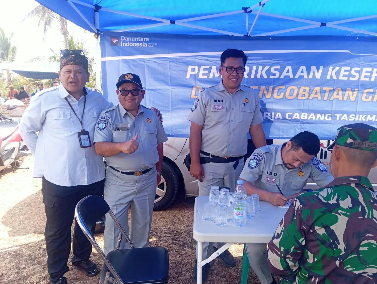 Jasa Raharja Cabang Tasikmalaya Gelar MUKL dengan Pemeriksaan Kesehatan dan Pengobatan Gratis di Desa Sidarahayu, Kabupaten Ciamis
