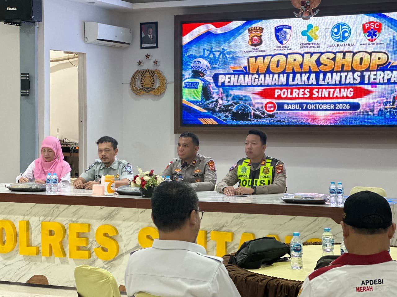 Jasa Raharja Sintang Dorong Keselamatan Lalu Lintas melalui Workshop Penanganan Laka Lantas Terpadu