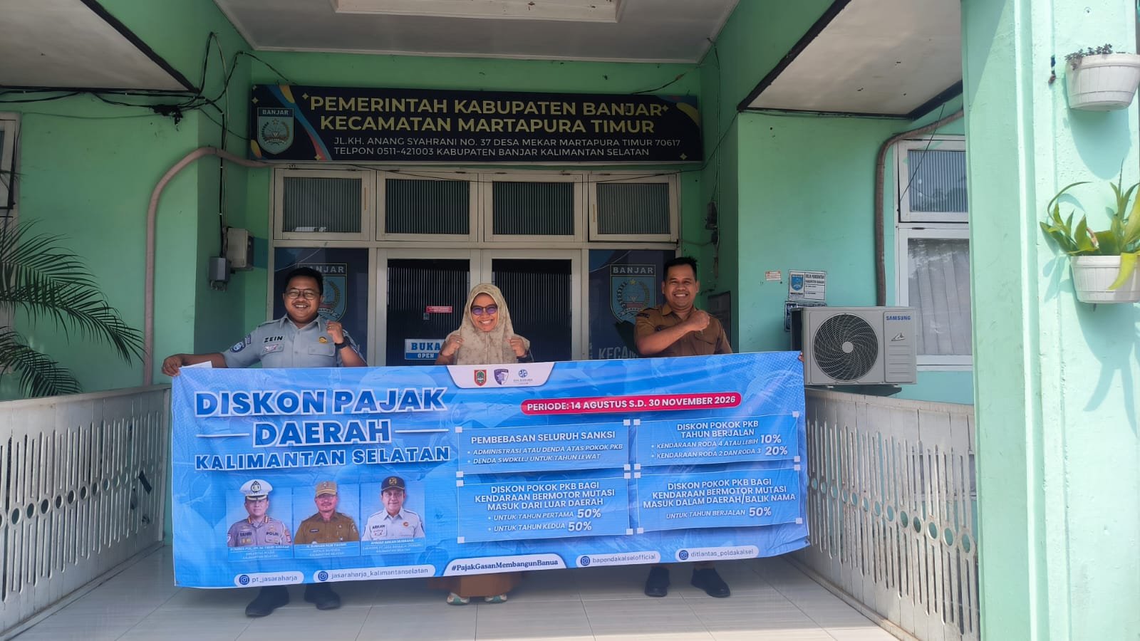Tim Pembina Samsat Martapura Sasar Ruang Publik, Perluas Informasi Diskon Pajak 2026