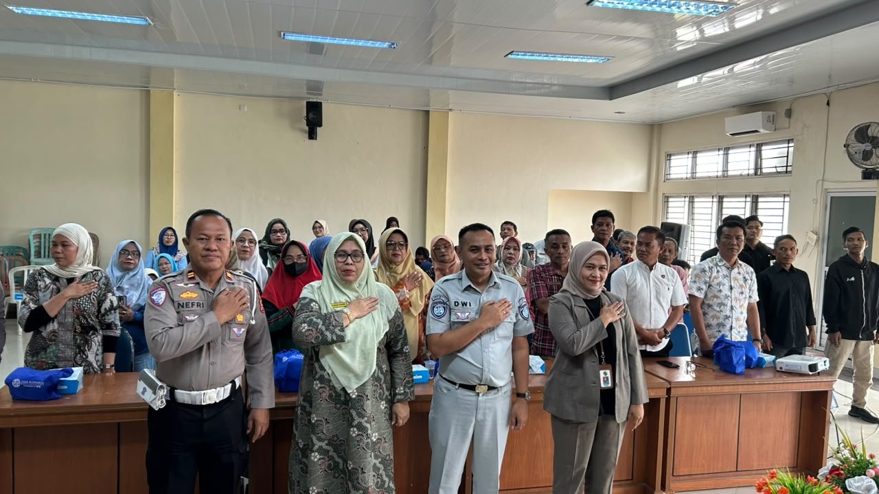 Jasa Raharja Sumbar Bersama Polresta Padang dan RS Hermina Gelar Edukasi Keselamatan Transportasi dan PPGD di Padang Utara