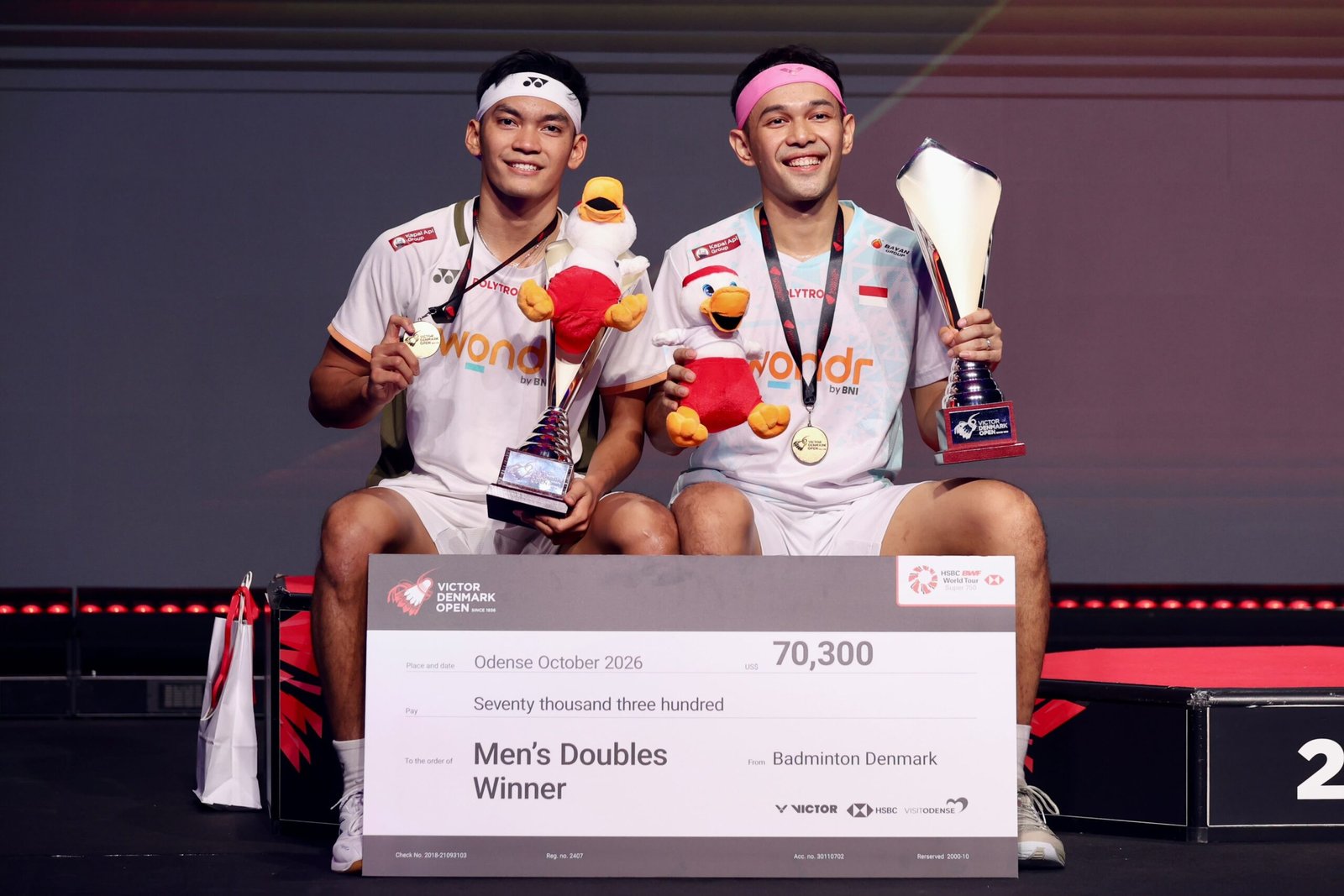 Fajar/Fikri Juara Denmark Open 2026 Usai Kalahkan Ganda Putra Malaysia