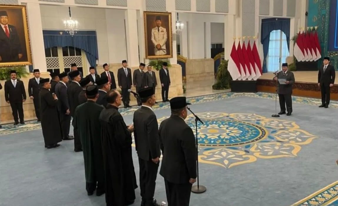Prabowo Lantik Yusuf Jauhari dan Richard Tampubolon untuk Perkuat Kementerian Pertahanan