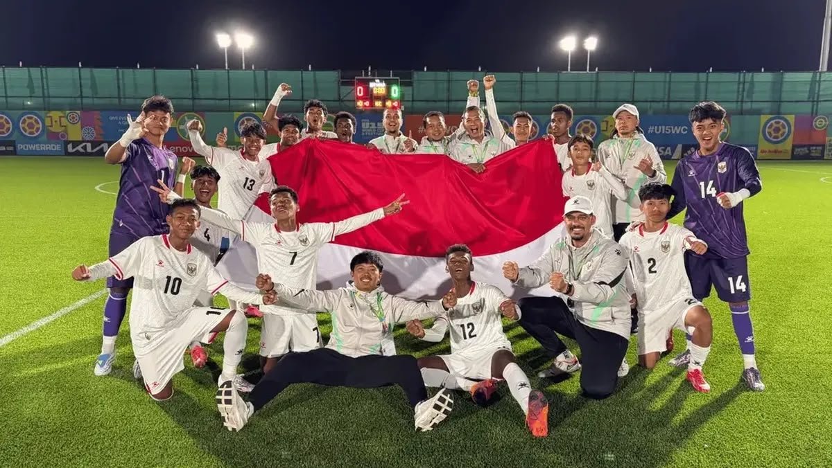 Kalahkan Moldova dalam Adu Penalti, Timnas U-15 Indonesia Melaju ke 16 Besar