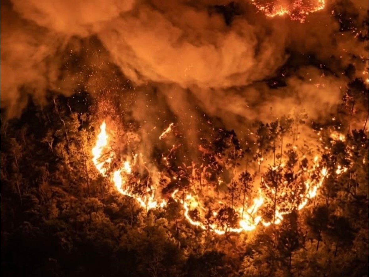 Kebakaran Gunung Ciremai Belum Padam hingga 22 Oktober, Tim Gabungan Terus Berupaya Memadamkan Api