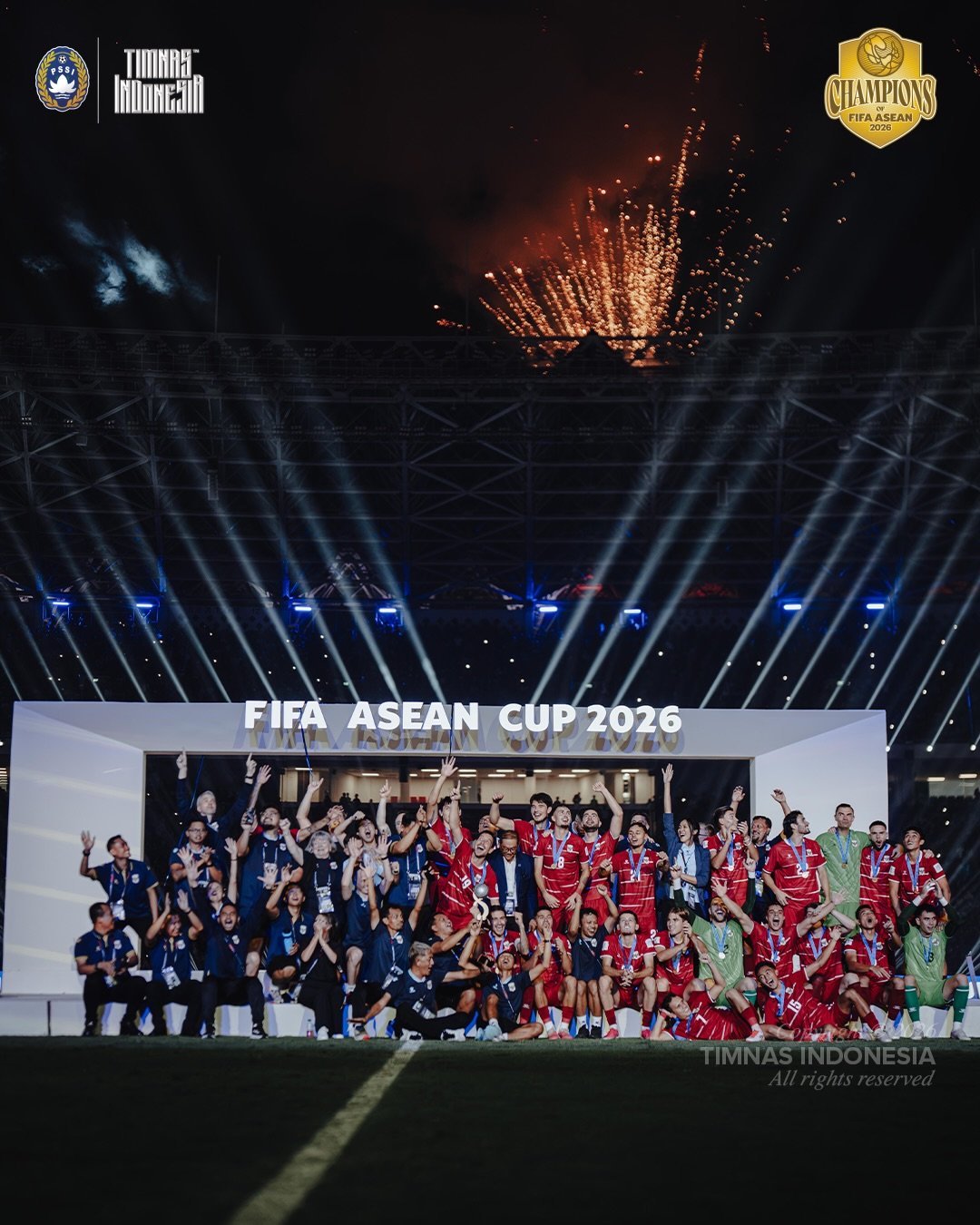Indonesia Juara FIFA ASEAN Cup 2026 Usai Kalahkan Thailand Lewat Adu Penalti