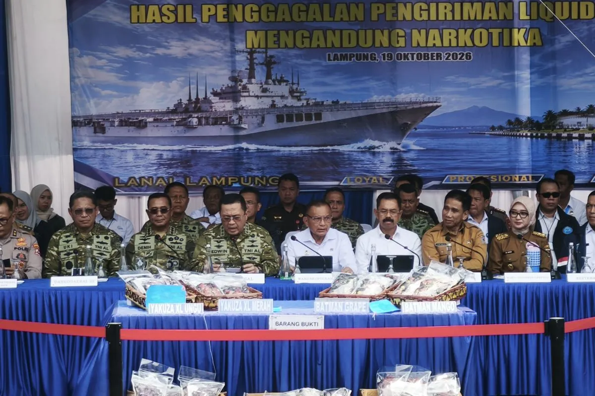 TNI AL Musnahkan 4.364 Cartridge Vape Narkotika Senilai Rp34,9 Miliar