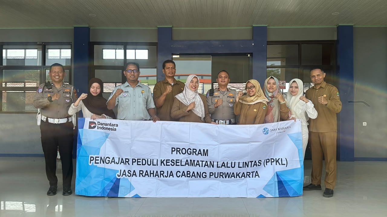 Jasa Raharja Purwakarta Bersama Polres Gelar Program Pengajar Peduli Keselamatan dan Safety Campaign di SMK