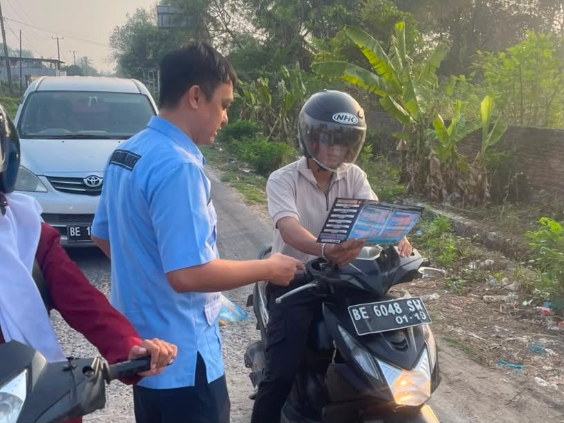 Jasa Raharja dan Mitra Samsat Perkuat Edukasi Pajak dan Keselamatan di Tulang Bawang