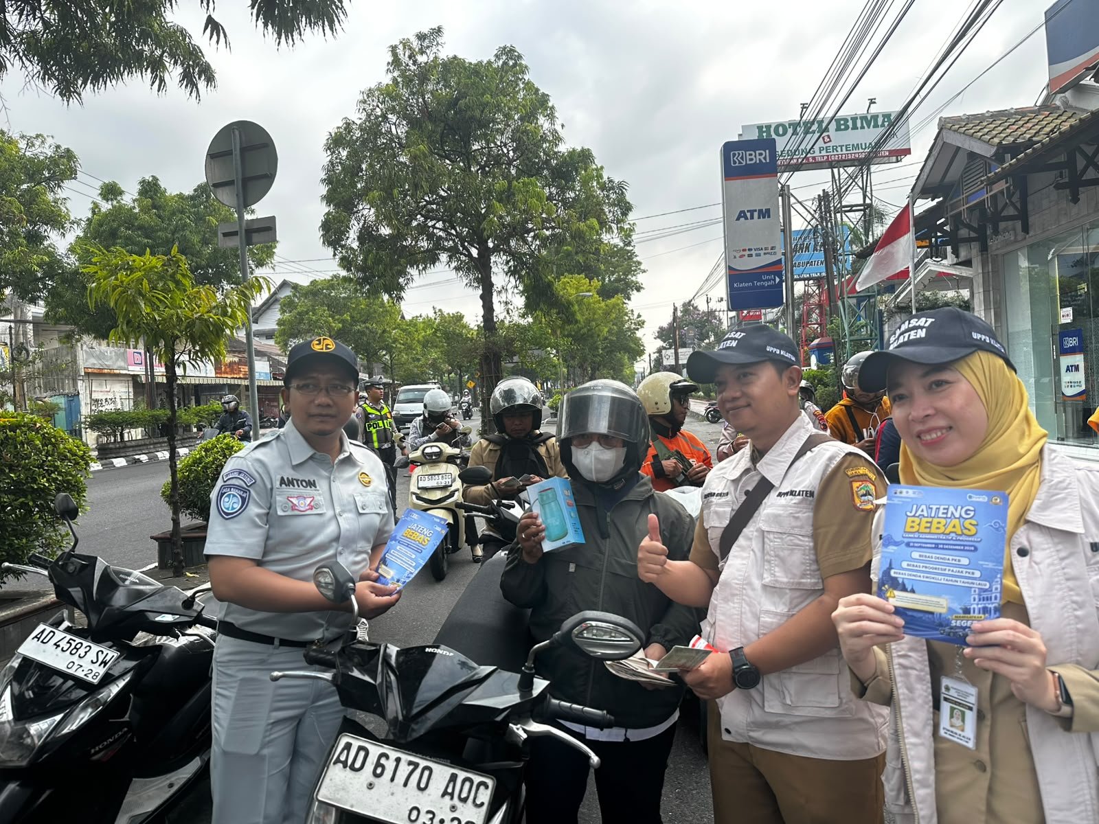 Tim Pembina Samsat Klaten Perkuat Edukasi Keselamatan dan Kepatuhan Pajak melalui Sosialisasi Jateng Bebas Denda