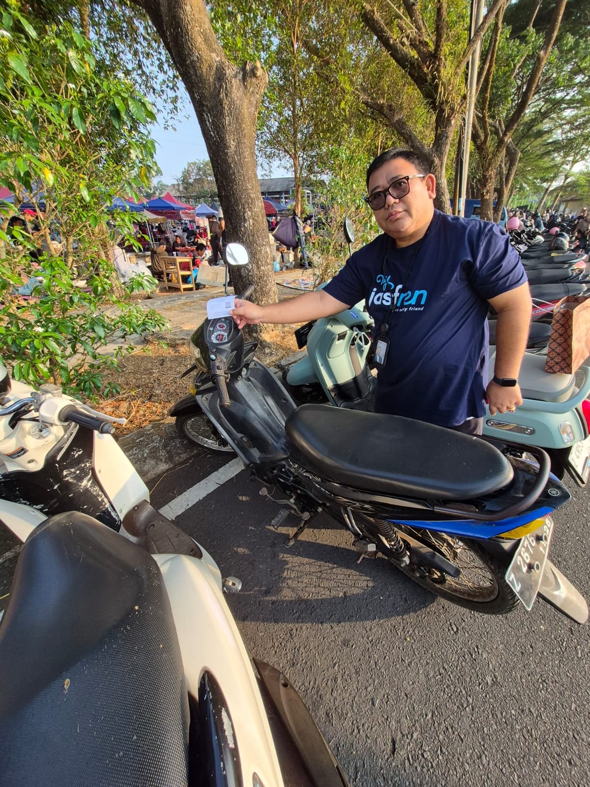 Jasa Raharja Tasikmalaya Telusuri Kendaraan Belum Daftar Ulang di CFD Taman BMX Ciamis, Dorong Optimalisasi PKB dan SWDKLLJ