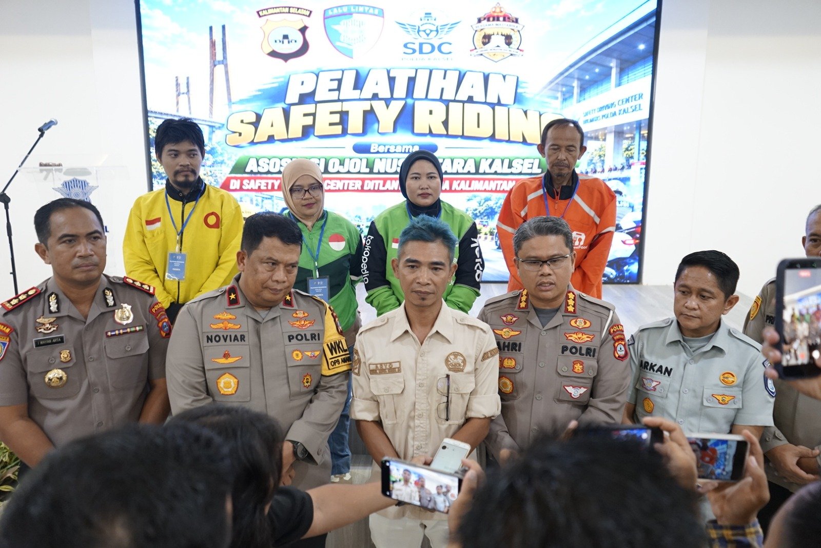 Jasa Raharja Kalsel Dukung Pelatihan Safety Riding bagi 100 Pengemudi Ojol, Perkuat Upaya Tekan Kecelakaan Lalu Lintas