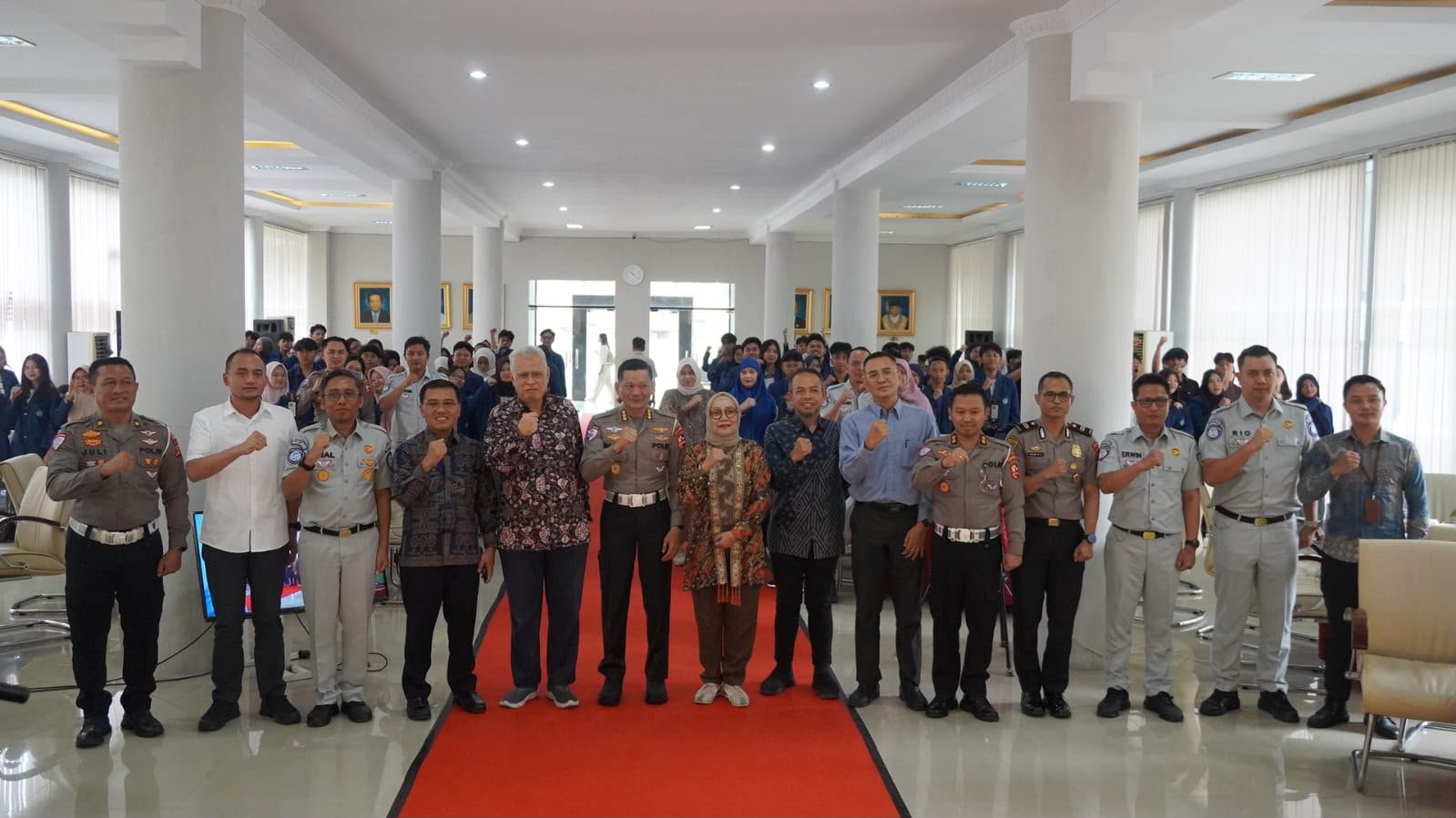 Libatkan 125 Mahasiswa Unila, Jasa Raharja Lampung Perkuat Edukasi Keselamatan Berlalu Lintas