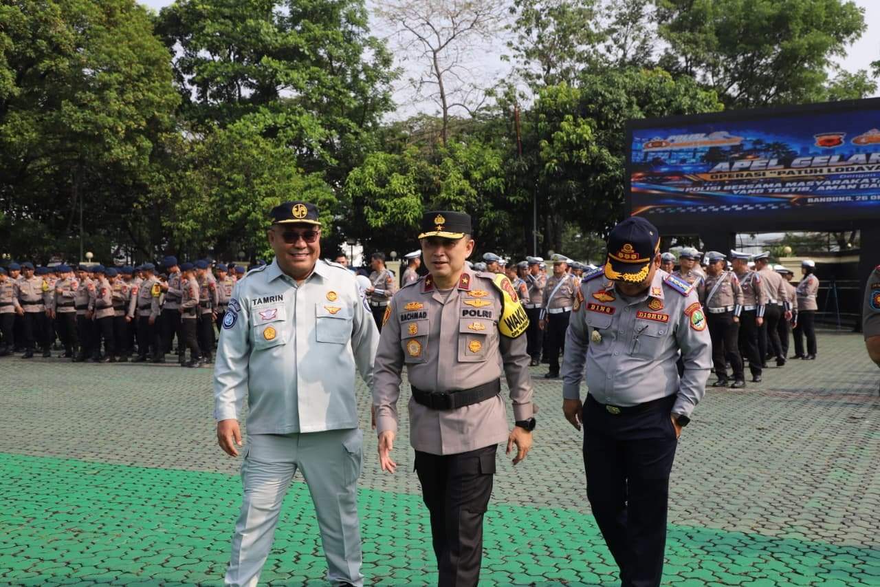 Jasa Raharja Jawa Barat Hadiri Apel Gelar Pasukan Operasi Patuh Lodaya 2026 Perkuat Kolaborasi Wujudkan Lalu Lintas Tertib, Aman dan Berkeselamatan