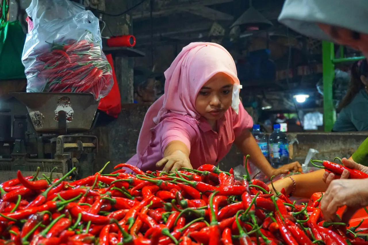 Harga Pangan Hari Ini 8 Oktober 2026: Cabai Rawit Merah Tembus Rp102.250